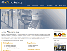 Tablet Screenshot of api-marketing.com